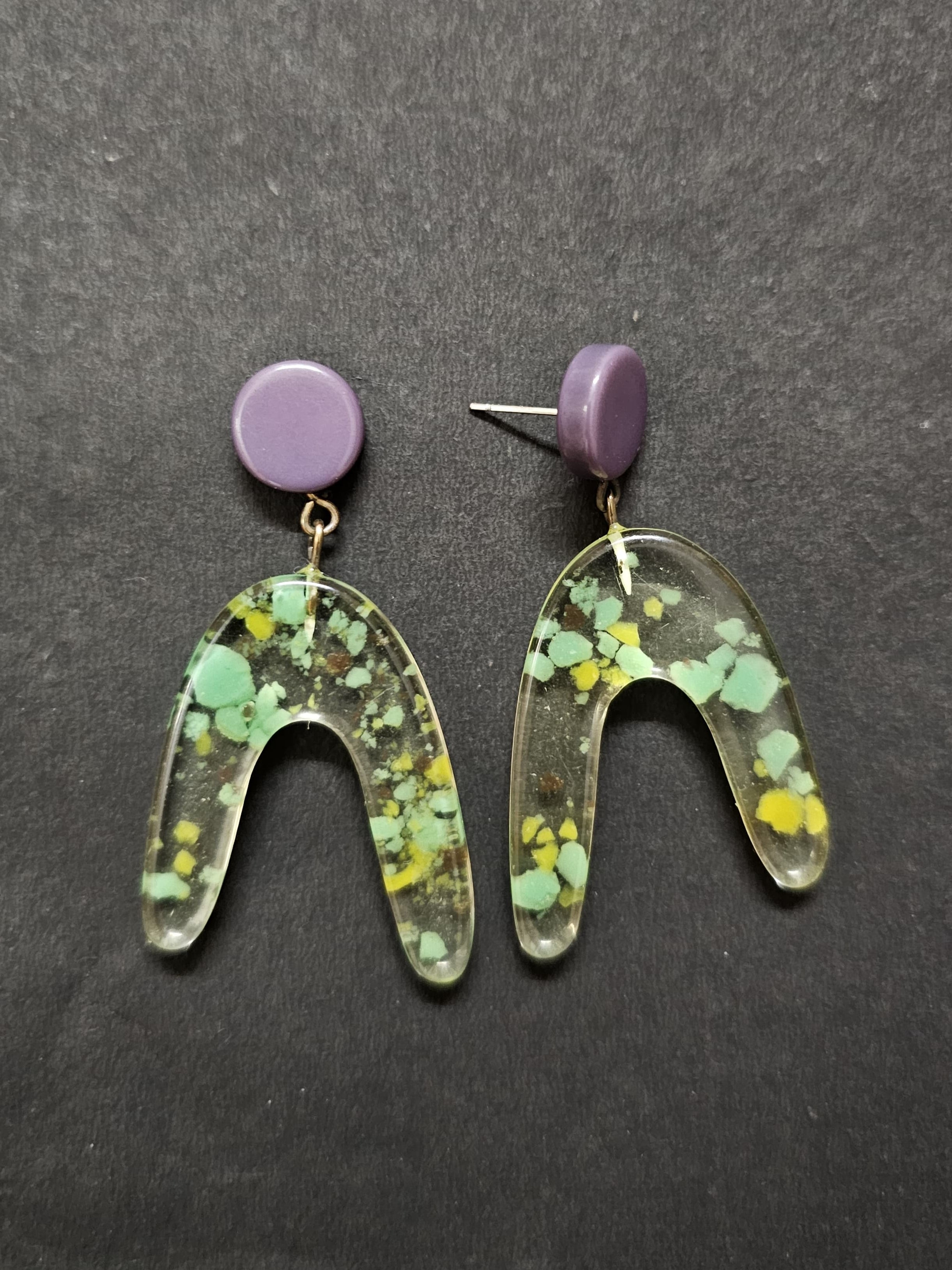 U-shaped Resin Earring